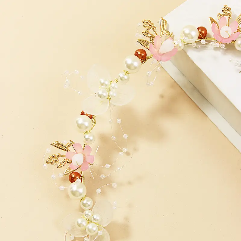 Children's Pearl Flower Hairband for Girls - Image 21