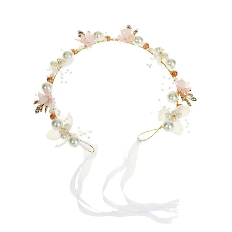 Children's Pearl Flower Hairband for Girls - Image 23