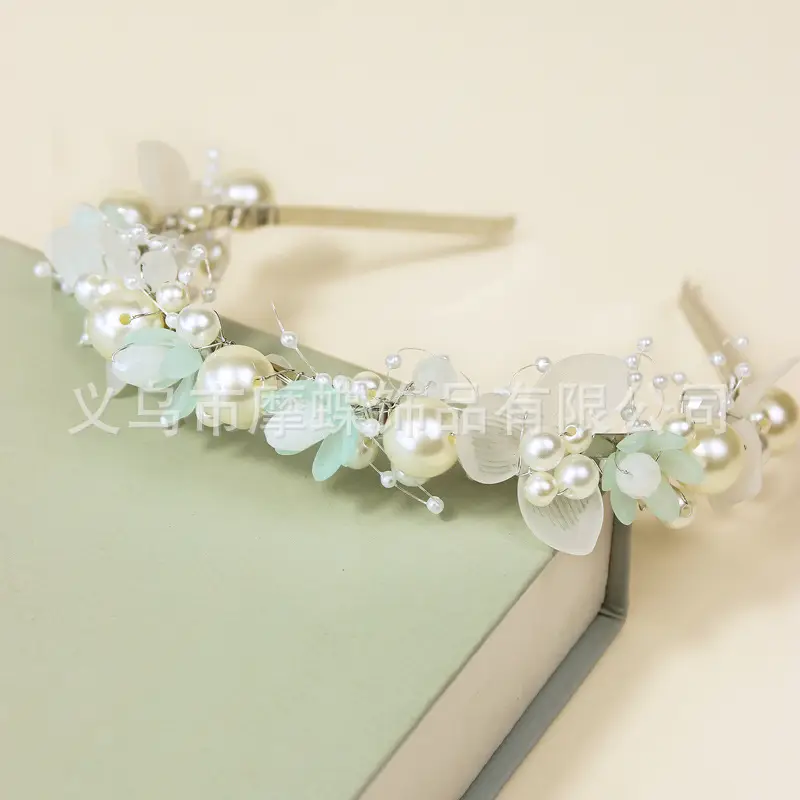 Children's Pearl Flower Hairband for Girls - Image 10