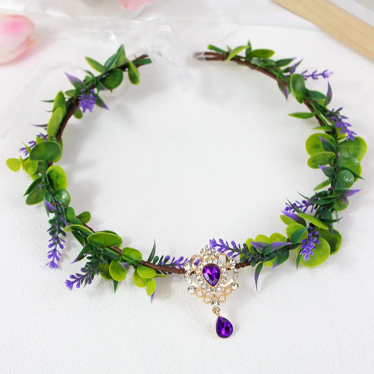 Children's Pearl Flower Hairband for Girls - Image 13