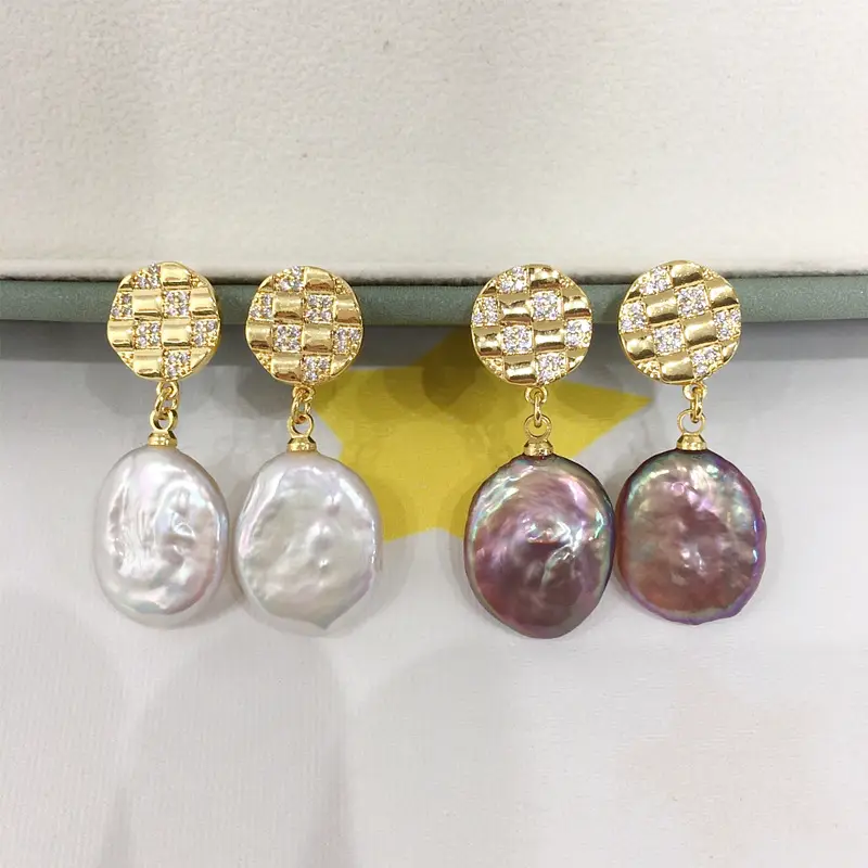 Natural Pearl Earrings for Women 18K Gold Filled — feature 4