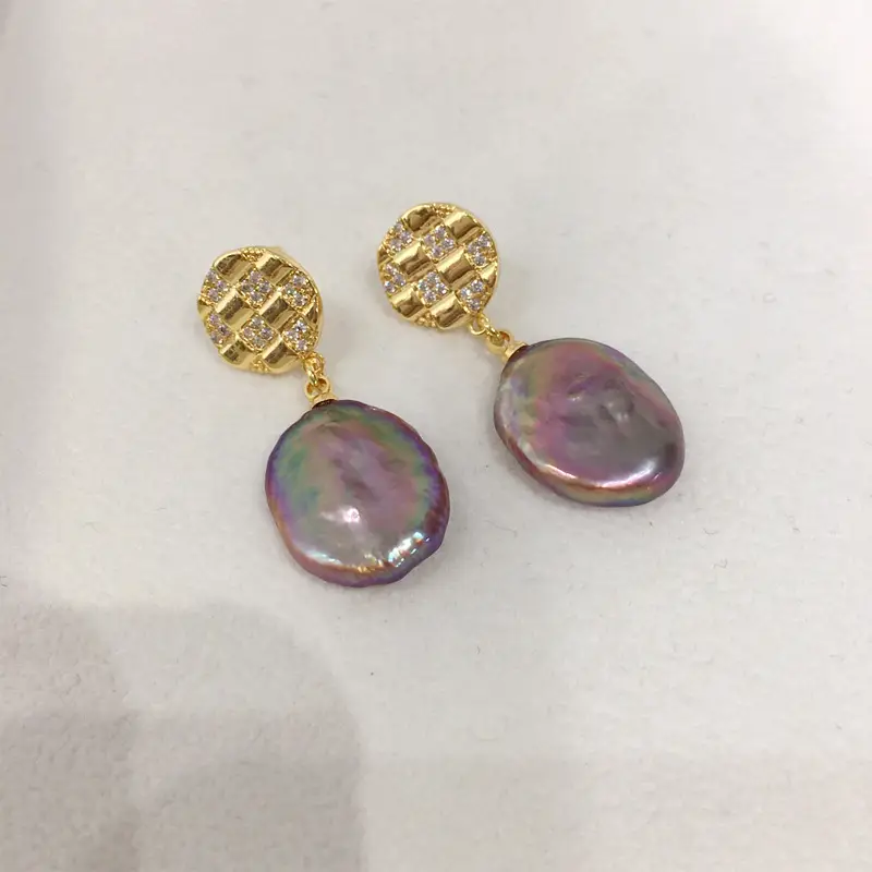 Natural Pearl Earrings for Women 18K Gold Filled — feature 7