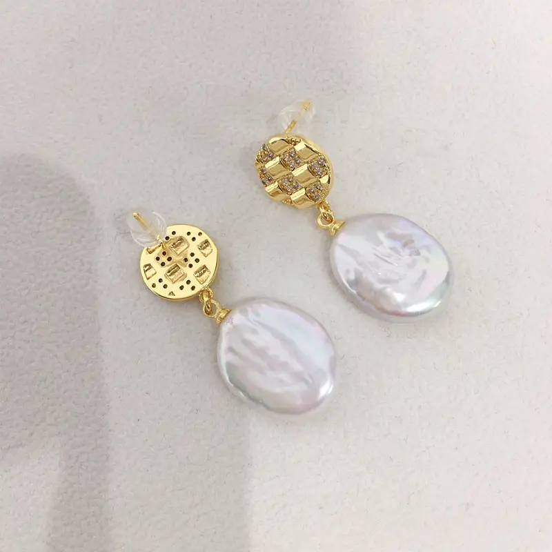 Natural Pearl Earrings for Women 18K Gold Filled — feature 8