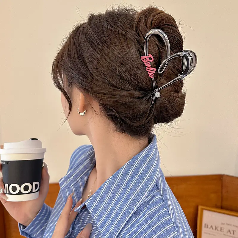 Love Letter Heart Shark Hair Clip for Women - Image 4