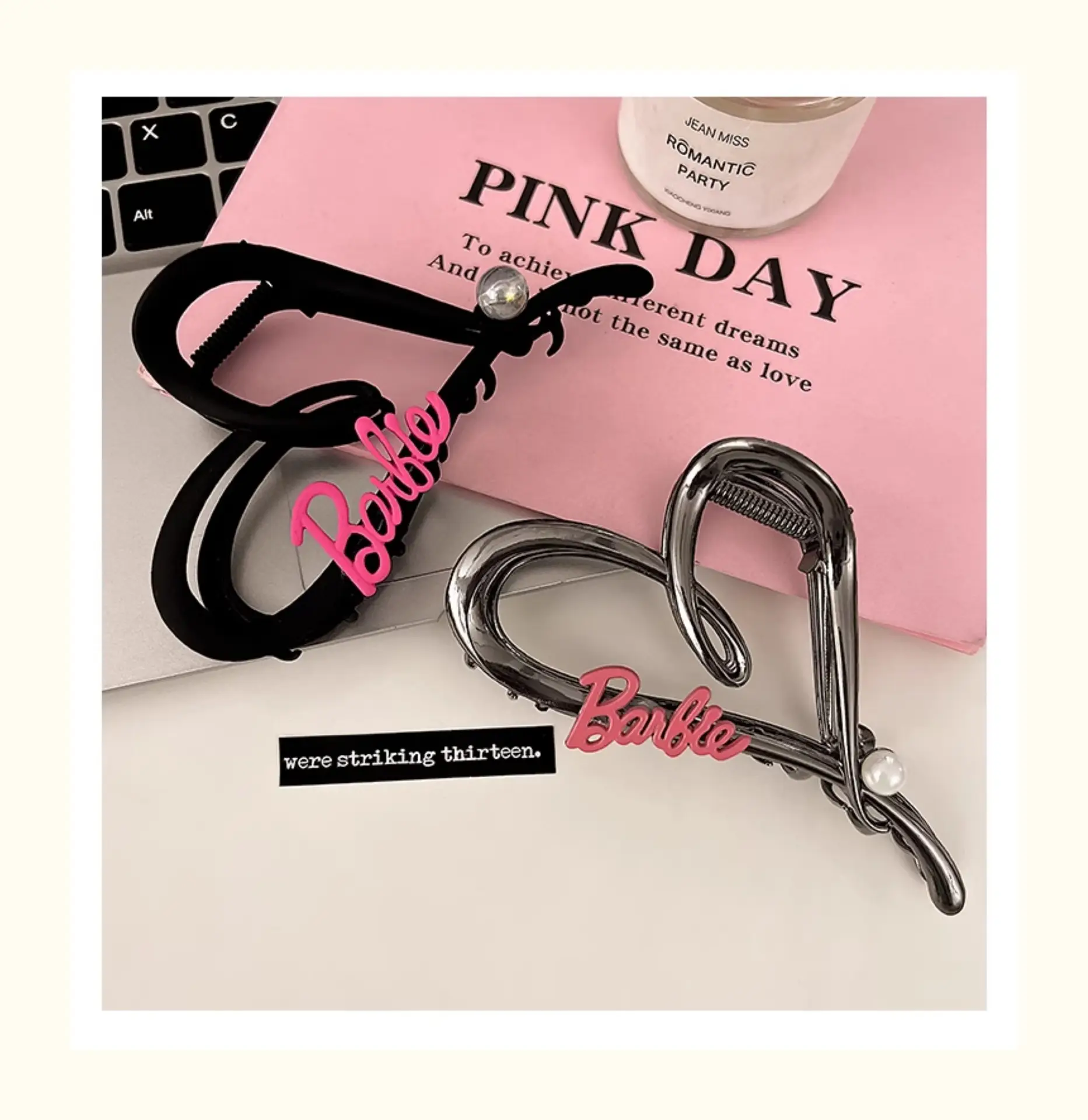 Love Letter Heart Shark Hair Clip for Women — feature 10