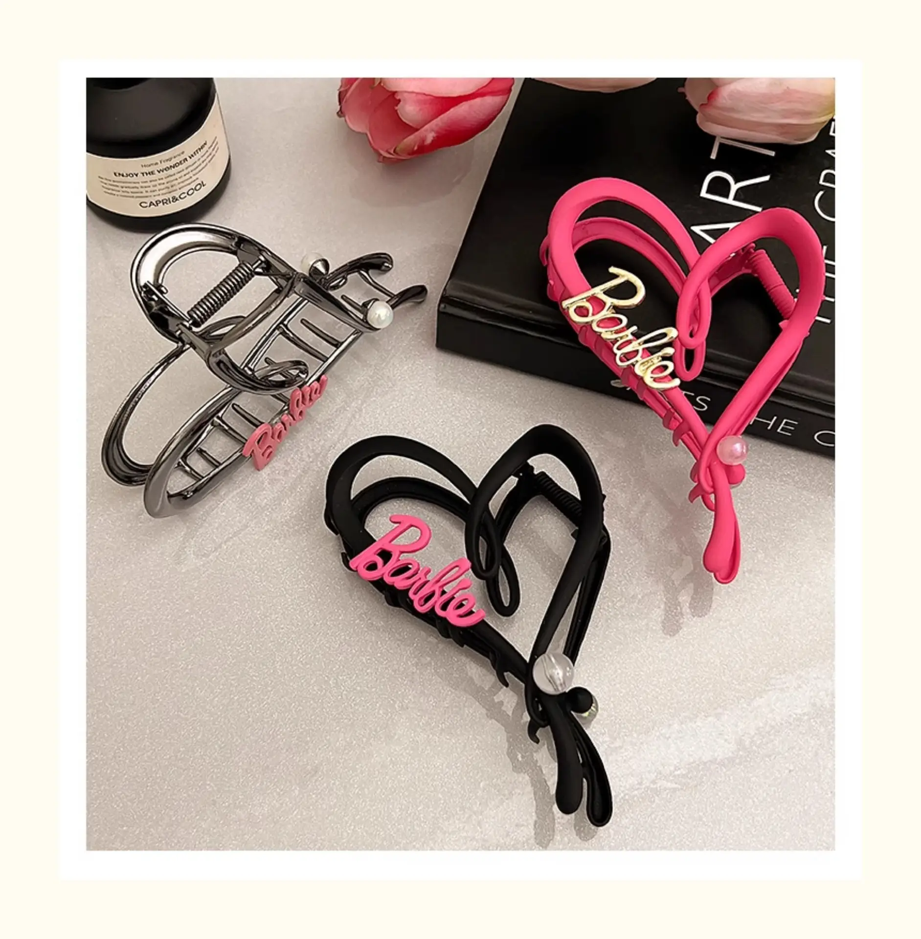 Love Letter Heart Shark Hair Clip for Women — feature 6