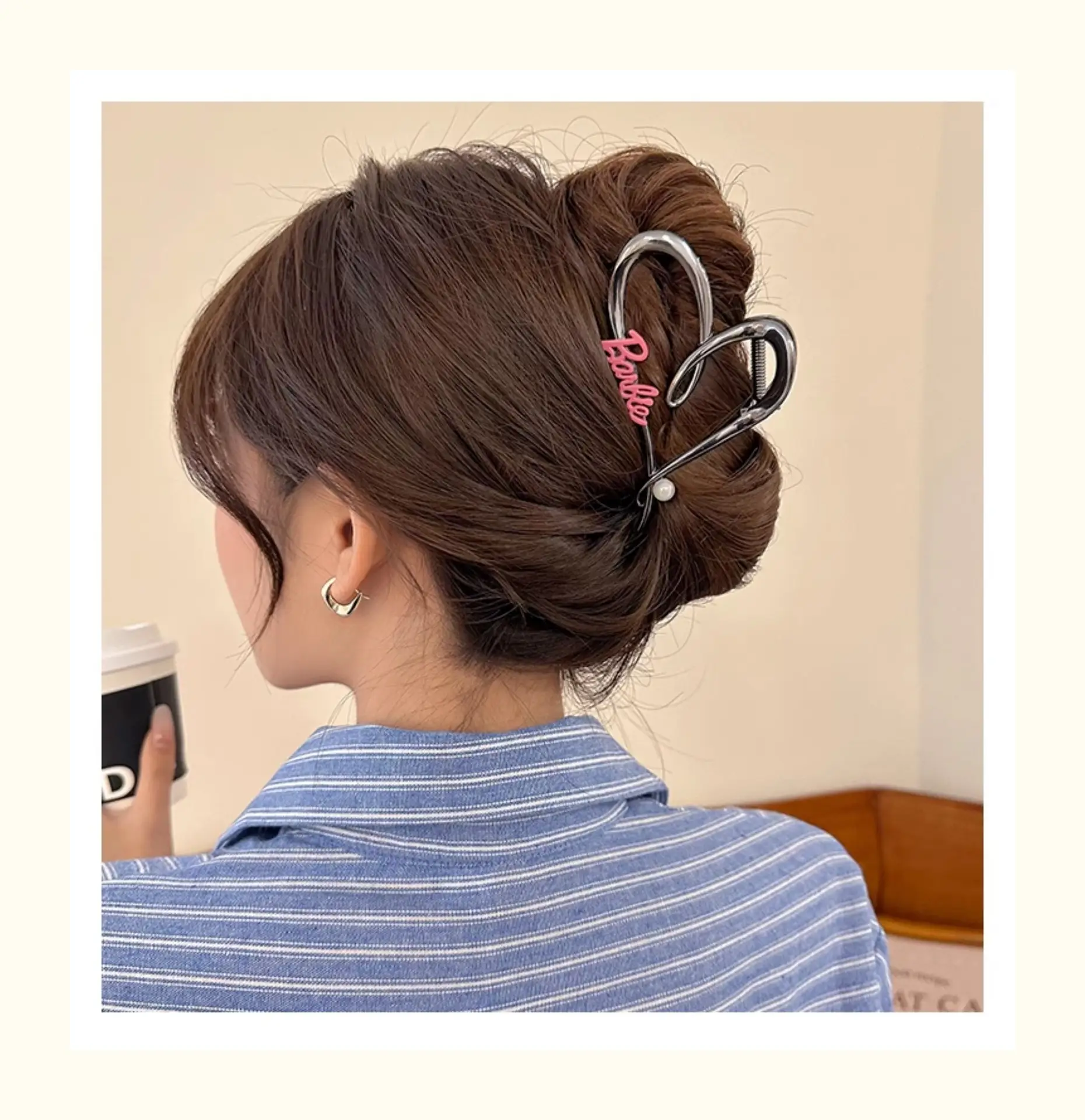 Love Letter Heart Shark Hair Clip for Women — feature 9