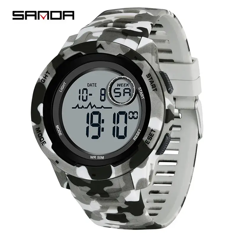 Sanda Red Digital Analog Watch 2031 18 - Image 15
