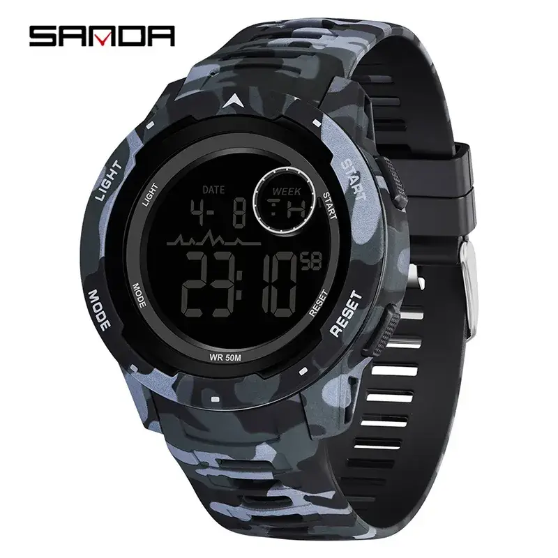 Sanda Red Digital Analog Watch 2031 18 - Image 19