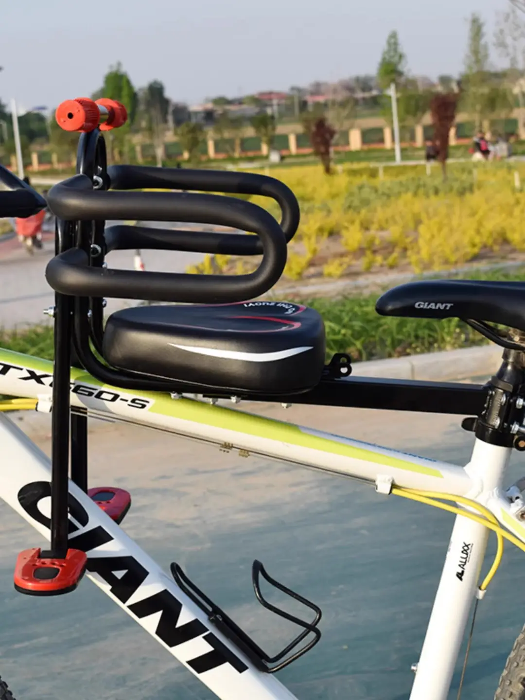 Cross-border mountain bike bicycle child seat electric car front baby safety seat variable speed car seat