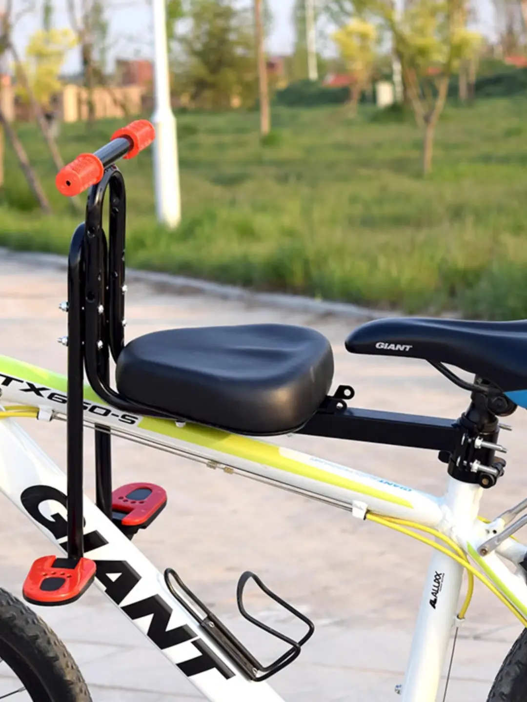 Cross-border mountain bike bicycle child seat electric car front baby safety seat variable speed car seat