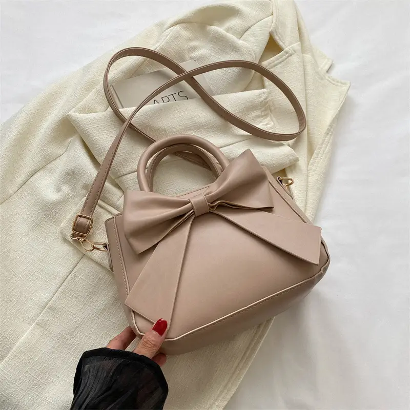 Women's White Bow Shoulder Bag 2024 - Image 3