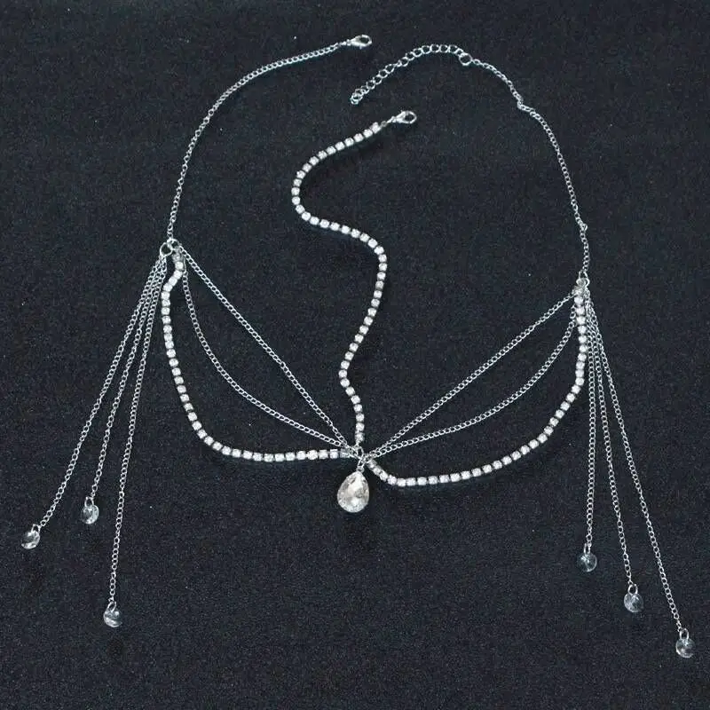 Crystal Eyebrow Pendant & Antique Tassel Headwear Set — feature 10