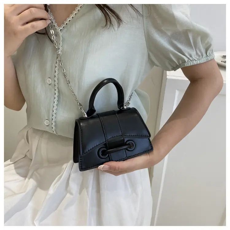 Pink Chain Shoulder Messenger Bag for Women — feature 19