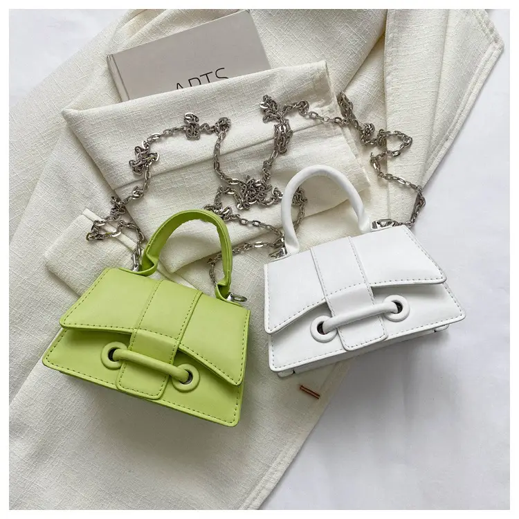 Pink Chain Shoulder Messenger Bag for Women — feature 21