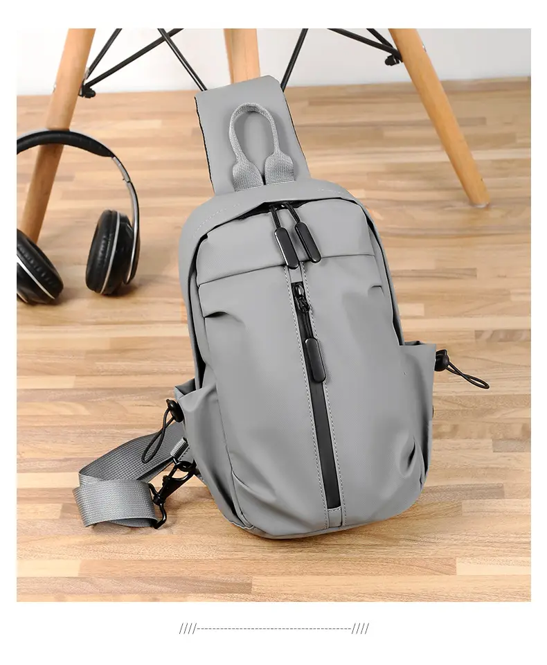 Modern Grey Multi-Functional Shoulder Bag for Men — feature 21