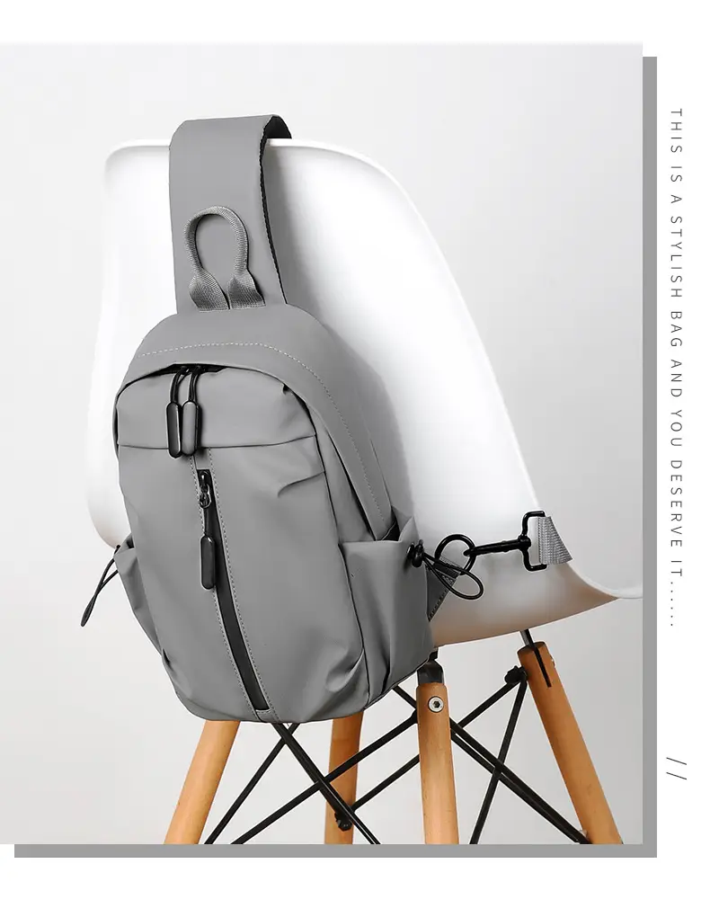 Modern Grey Multi-Functional Shoulder Bag for Men — feature 22