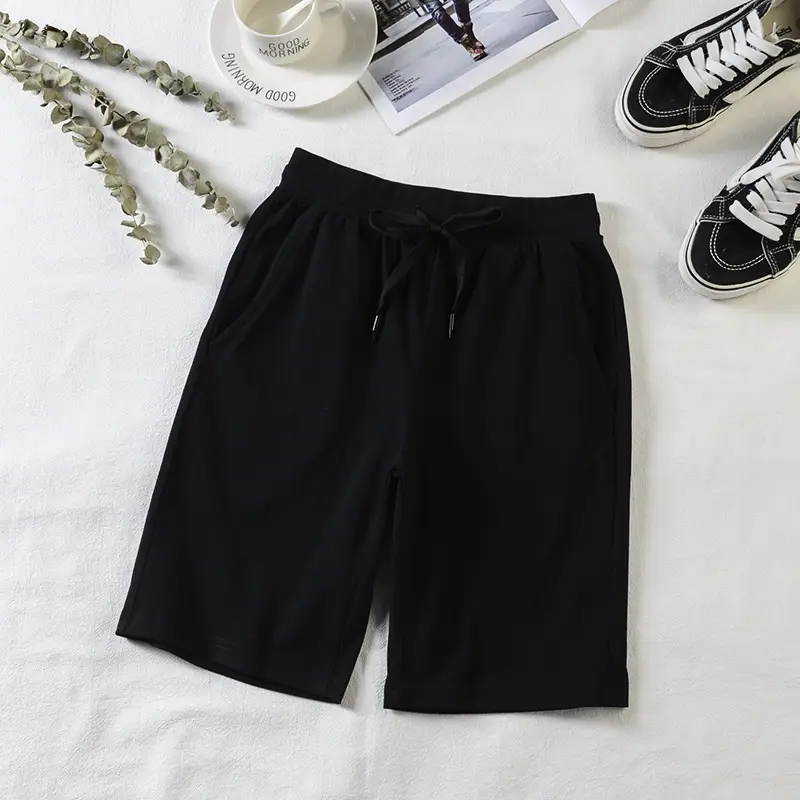 Men Grey Loose Fit Casual Shorts Summer - Image 2