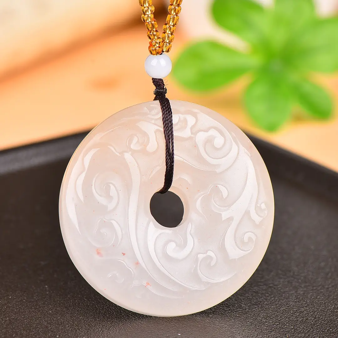 Jade Cloud Pattern Peace Buckle Set of 3 - Image 2