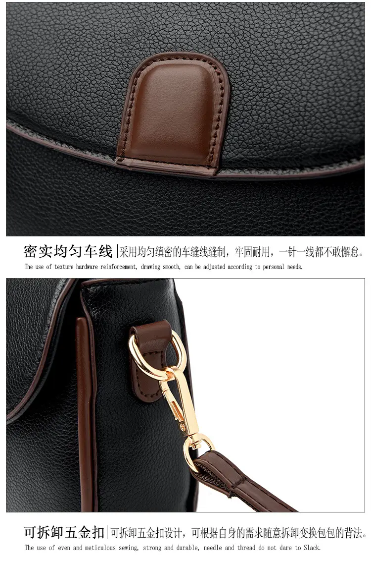Women's Black Crossbody Phone Bag with Shoulder Strap — feature 24