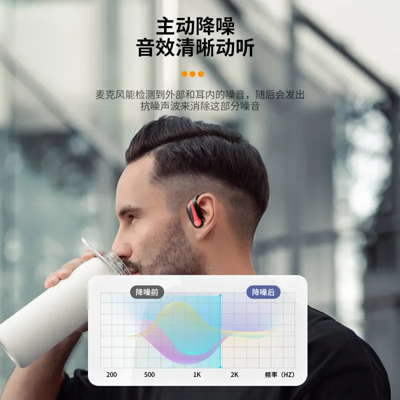 Wireless Bluetooth Earphones with Blue LED & Large Battery - Image 5