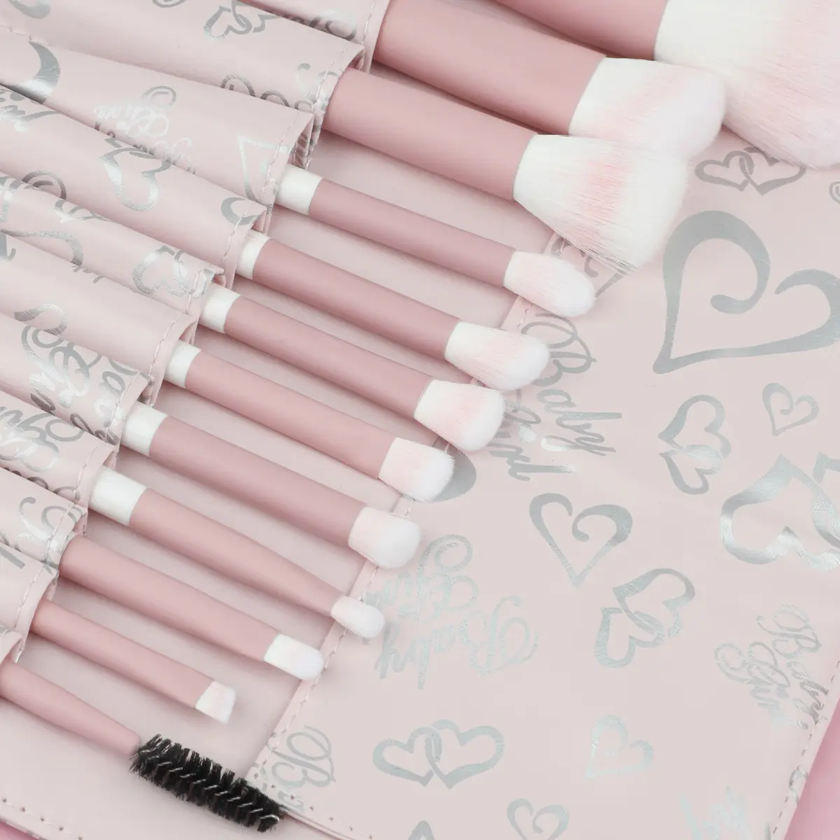 12-piece clear sky makeup brushes set for beginners - Image 9