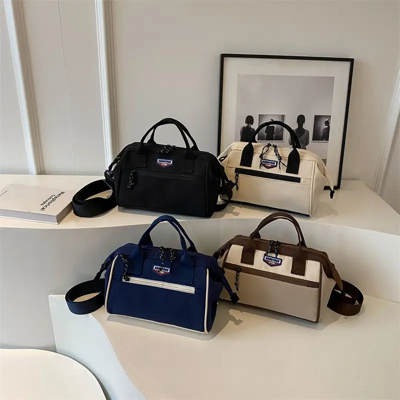 Korean Style Women's Beige Shoulder Bag 2023 - Image 6