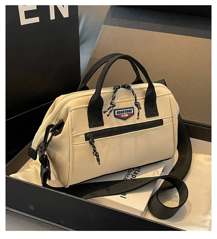 Korean Style Women's Beige Shoulder Bag 2023 — feature 1