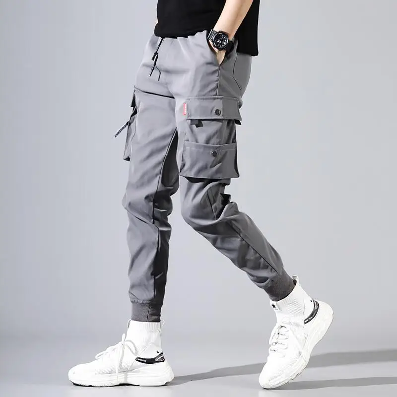 Men's Black Cargo Jogger Pants 2025 Winter Style — feature 4