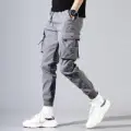 Men's Black Cargo Jogger Pants 2025 Winter Style