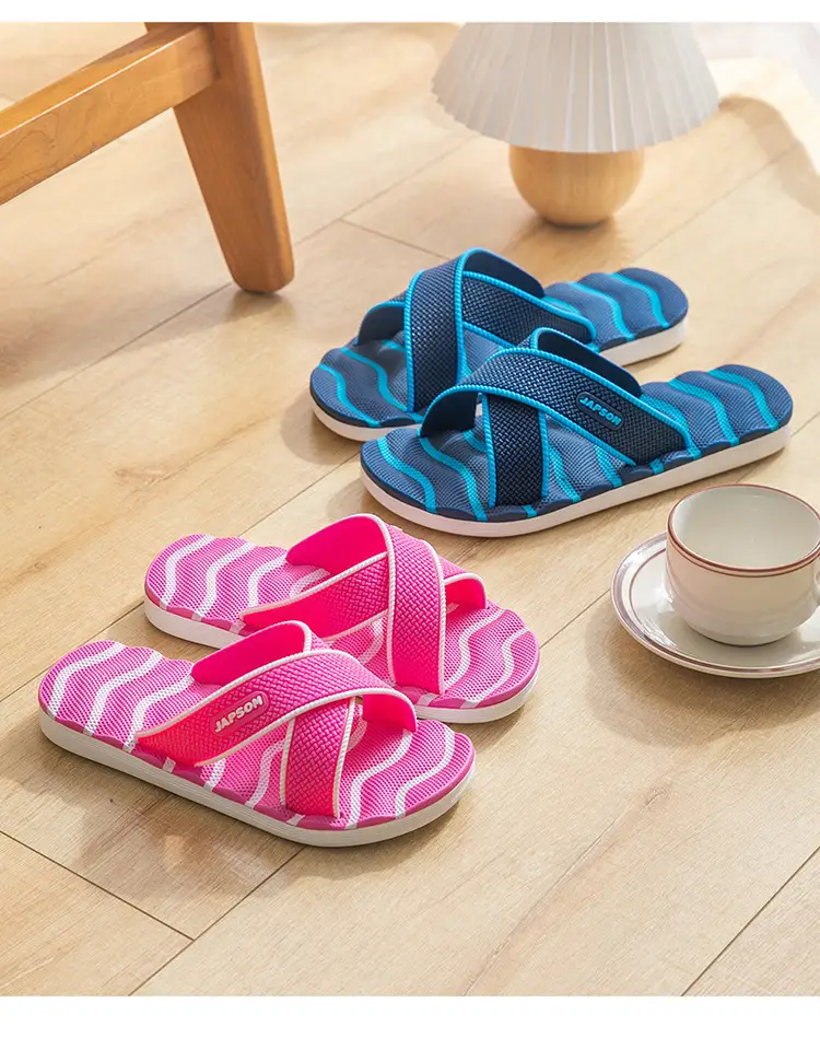 Slippers for Women's Home Non-Slip Eva Thick-Soled Large Size Massage Bathing Slippers for Outer Wear Men's Slippers Factory Direct Sales — feature 19