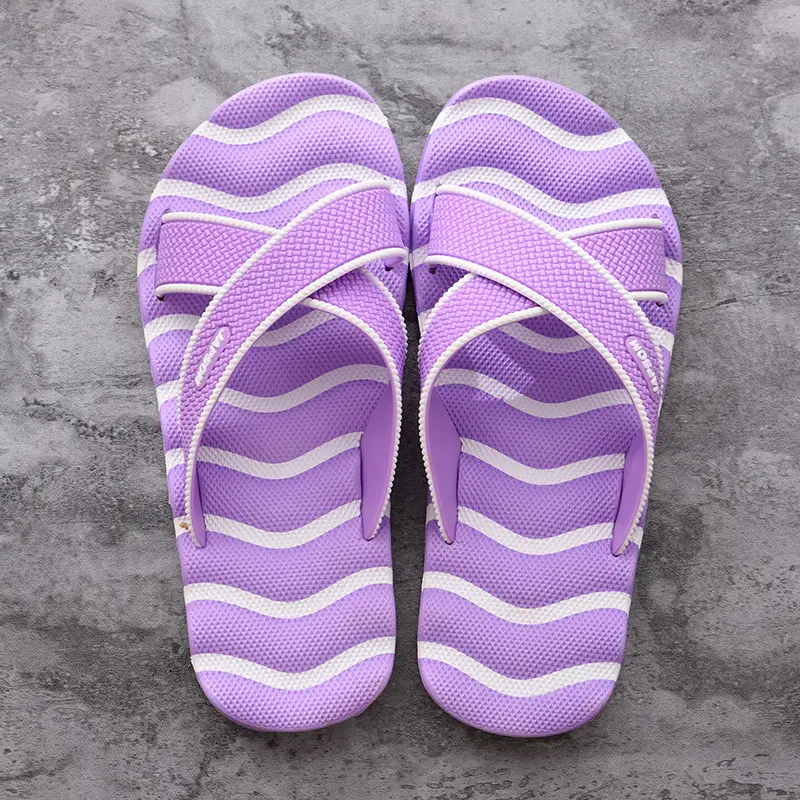 Slippers for Women's Home Non-Slip Eva Thick-Soled Large Size Massage Bathing Slippers for Outer Wear Men's Slippers Factory Direct Sales - Image 4
