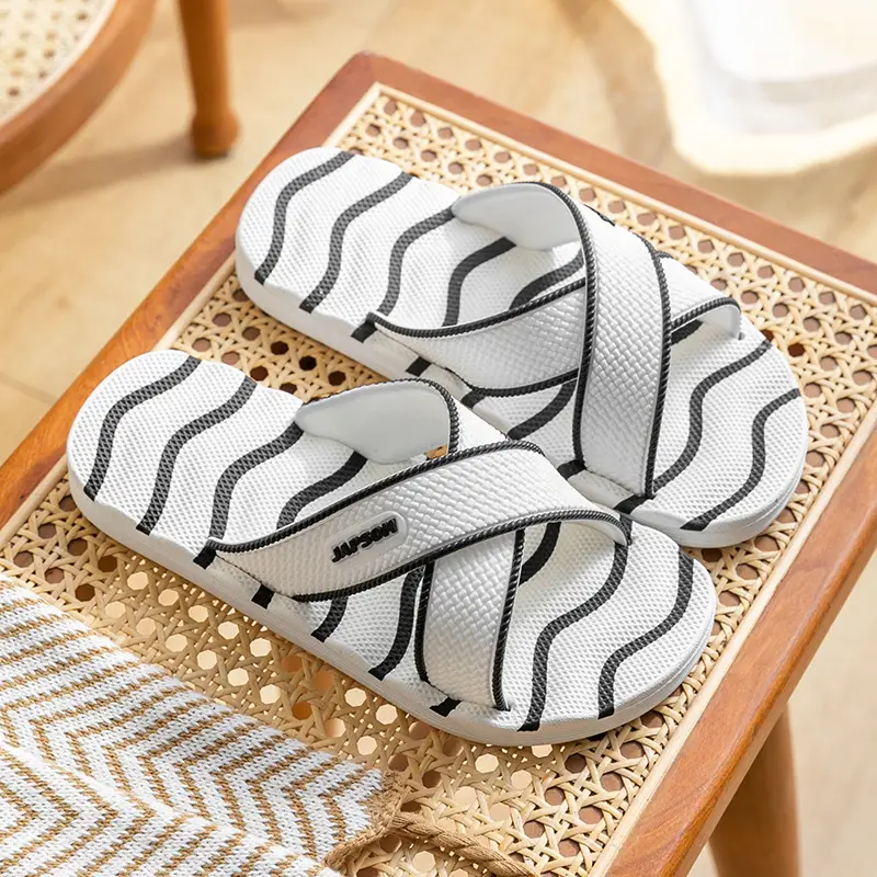 Slippers for Women's Home Non-Slip Eva Thick-Soled Large Size Massage Bathing Slippers for Outer Wear Men's Slippers Factory Direct Sales - Image 5
