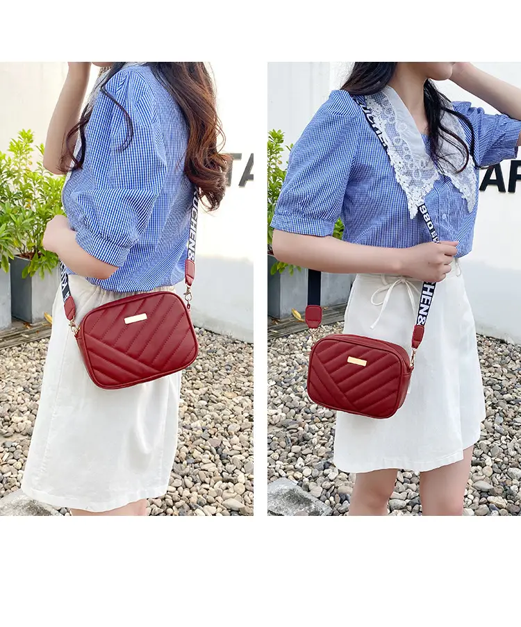 White Quilted Crossbody Bag with Embroidered Design — feature 18