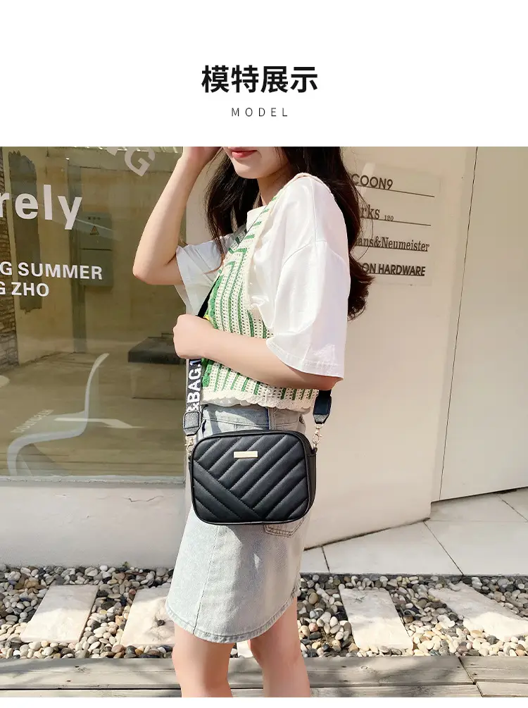 White Quilted Crossbody Bag with Embroidered Design — feature 8