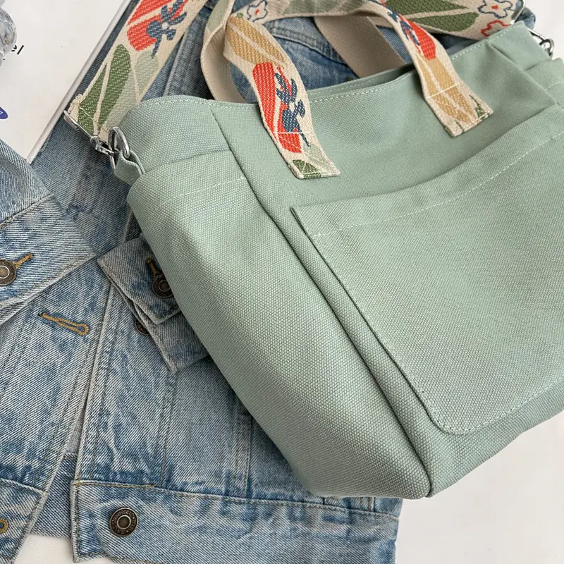 Lightweight Crossbody Bag for Women Canvas Student Commuter Bag — feature 11