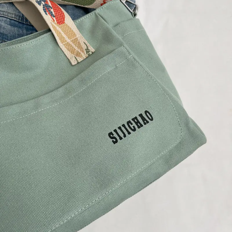 Lightweight Crossbody Bag for Women Canvas Student Commuter Bag — feature 14