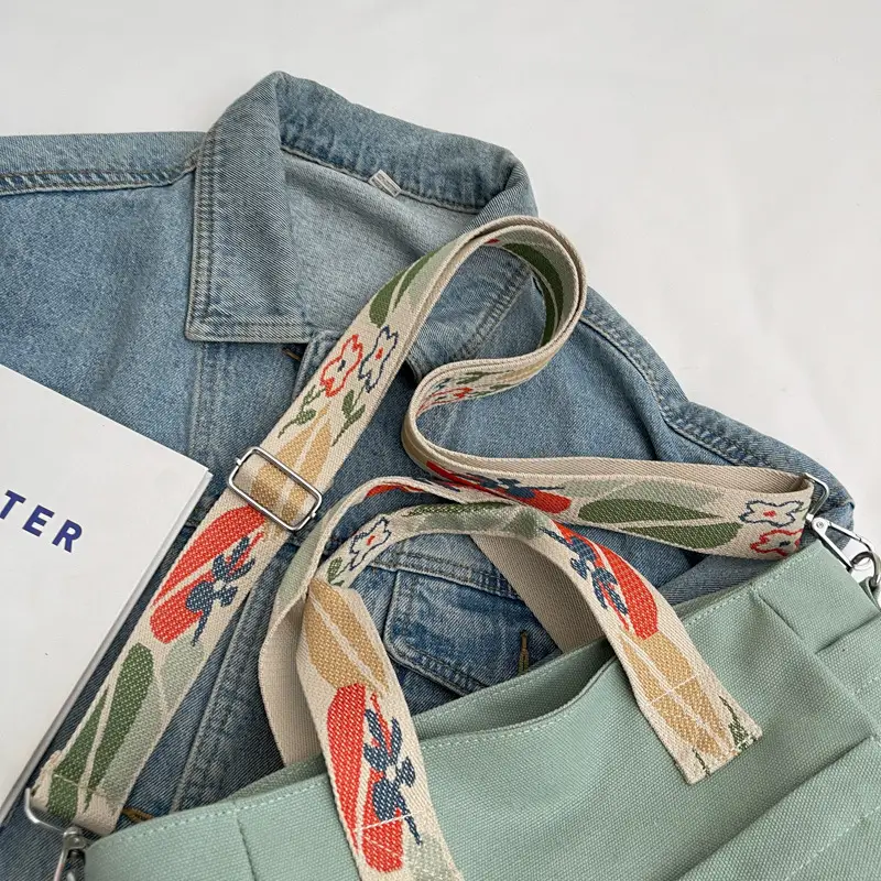 Lightweight Crossbody Bag for Women Canvas Student Commuter Bag — feature 15