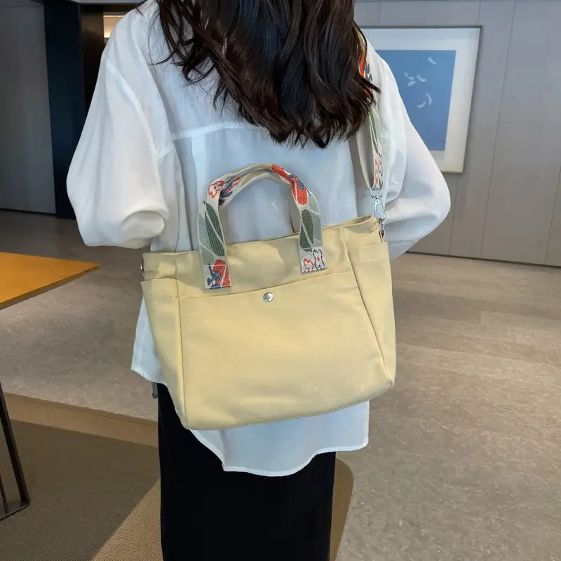 Lightweight Crossbody Bag for Women Canvas Student Commuter Bag — feature 19