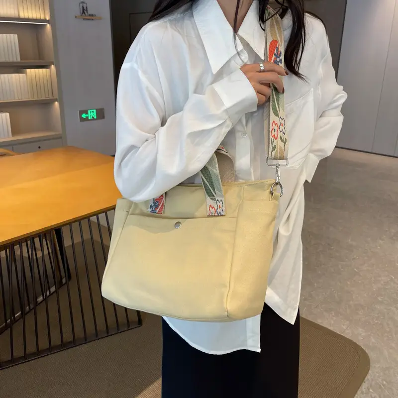 Lightweight Crossbody Bag for Women Canvas Student Commuter Bag — feature 22