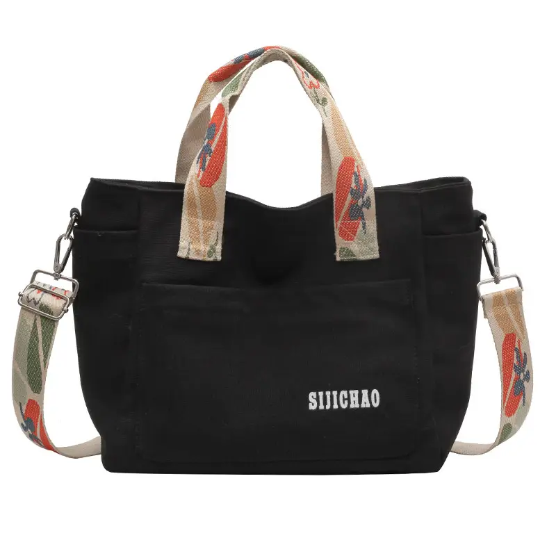 Lightweight Crossbody Bag for Women Canvas Student Commuter Bag - Image 2