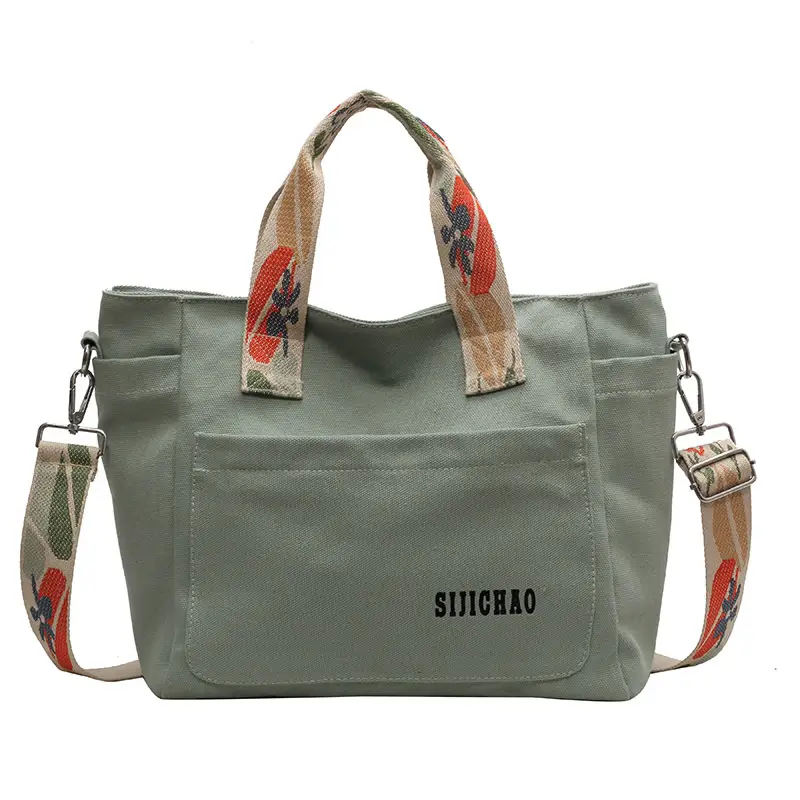 Lightweight Crossbody Bag for Women Canvas Student Commuter Bag - Image 4