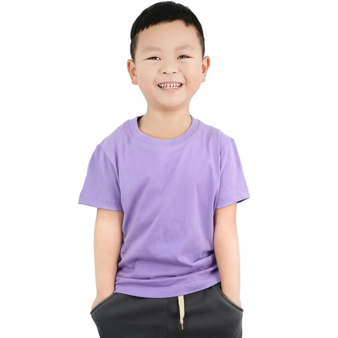 Pure White Short Sleeve T-Shirt for Boys Girls Baby — feature 12