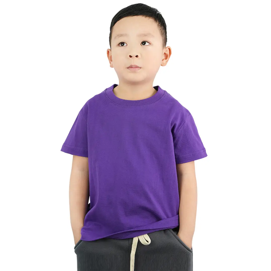 Pure White Short Sleeve T-Shirt for Boys Girls Baby — feature 14