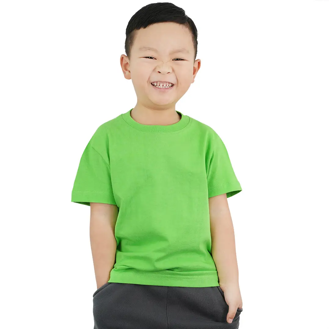 Pure White Short Sleeve T-Shirt for Boys Girls Baby — feature 9