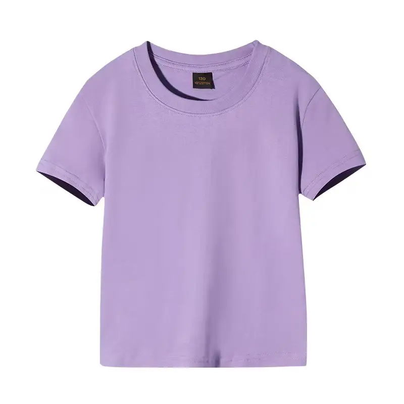 Pure White Short Sleeve T-Shirt for Boys Girls Baby - Image 13