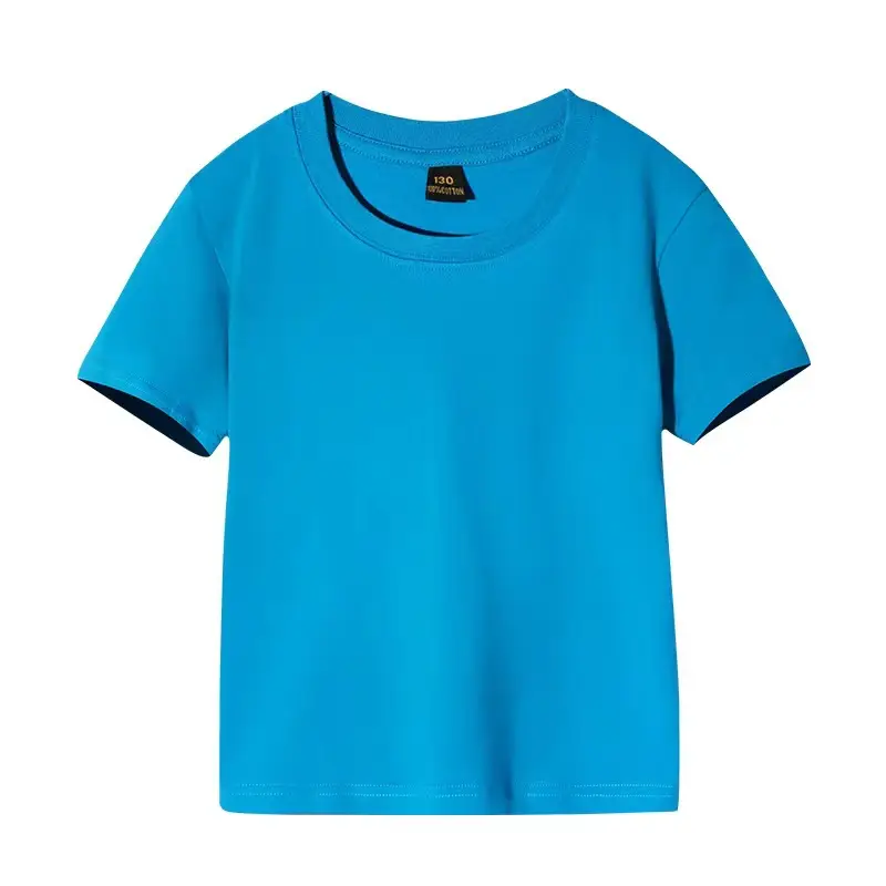 Pure White Short Sleeve T-Shirt for Boys Girls Baby - Image 4