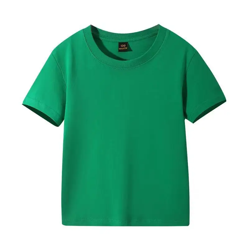 Pure White Short Sleeve T-Shirt for Boys Girls Baby - Image 8