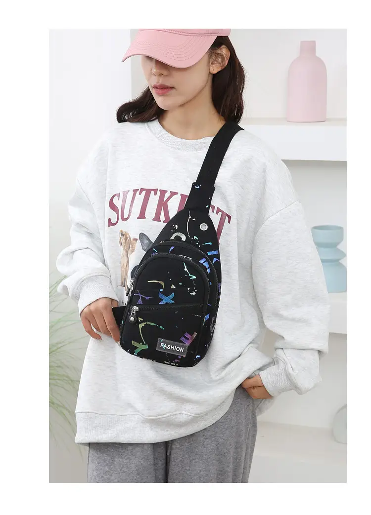 Women's Pink Crossbody Bag with Mirror Design — feature 18