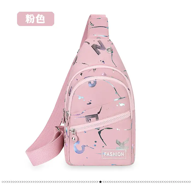 Women's Pink Crossbody Bag with Mirror Design — feature 24